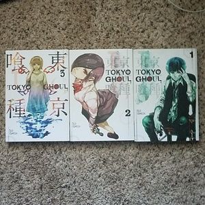 Tokyo Ghoul Manga Volumes 1-3